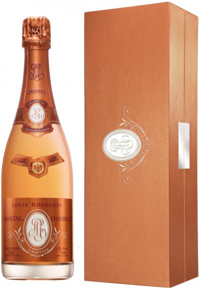 Шампанское "Cristal" Rose AOC, 2007, in gift box