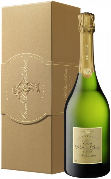 Шампанское "Cuvee William Deutz" Brut Blanc Millesime, 2000, gift box