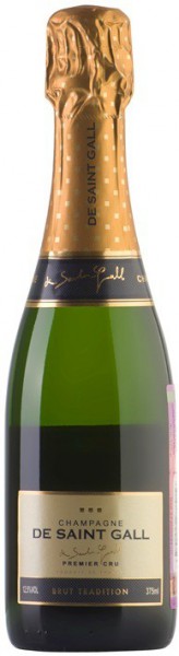 Шампанское De Saint Gall, Brut Tradition Premier Cru, 0.375 л