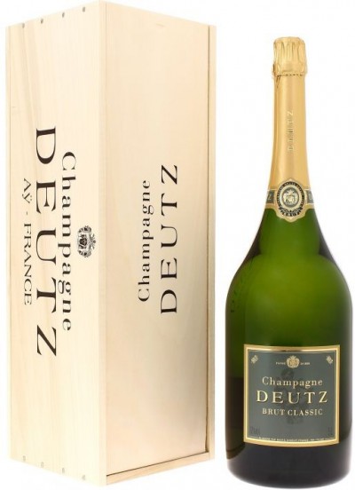 Шампанское Deutz, Brut Classic, wooden box, 3 л
