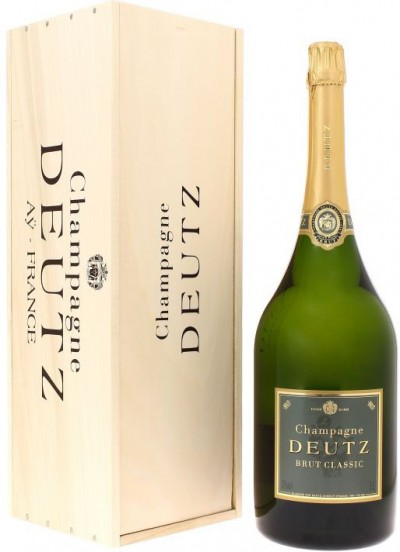 Шампанское Deutz, Brut Classic, wooden box, 4.5 л