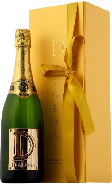 Шампанское "Diadema" Blanc de Blancs Brut, Champagne AOC, 2002, gift box