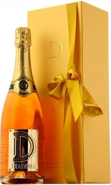 Шампанское "Diadema" Rose Brut, Champagne AOC, 2002, gift box