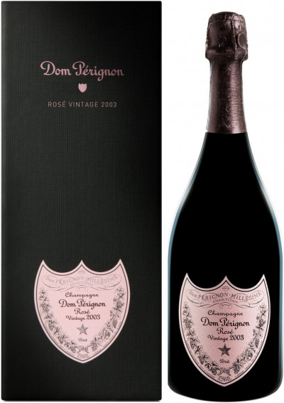 Шампанское "Dom Perignon", Rose Vintage 2003 Brut, gift box, 1.5 л