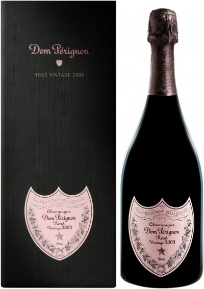 Шампанское "Dom Perignon", Rose Vintage 2003 Brut, in gift box