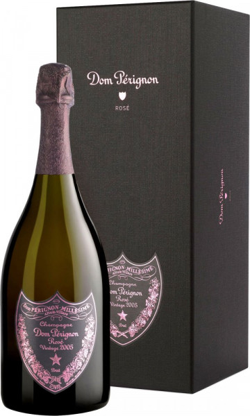 Шампанское "Dom Perignon", Rose Vintage 2005 Brut, gift box