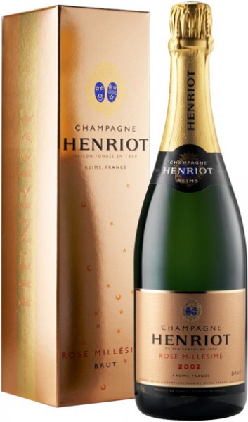 Шампанское Henriot, Brut Rose Millesime, 2002, gift box