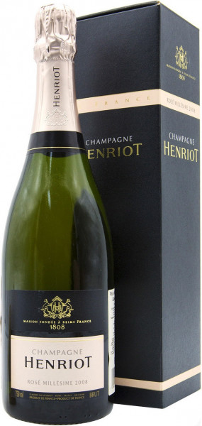 Шампанское Henriot, Brut Rose Millesime, 2008, gift box