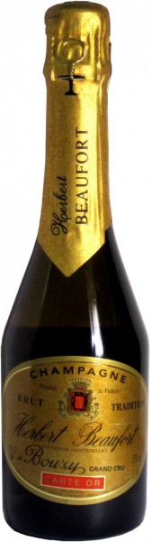 Шампанское Herbert Beaufort, "Carte Or", Bouzy Grand Cru, 0.375 л