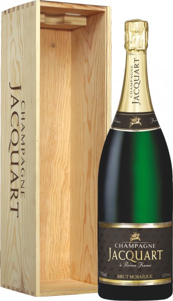 Шампанское Jacquart, Brut "Mosaique", wooden box, 3 л