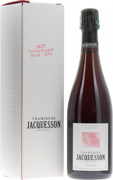 Шампанское Jacquesson, "Dizy" Terres Rouges, Rose Extra Brut, 2011, gift box, 1.5 л