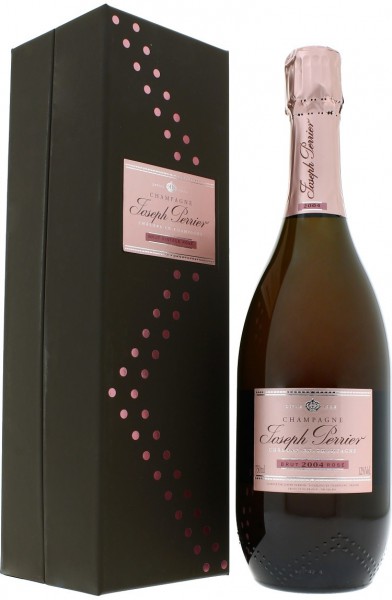 Шампанское Joseph Perrier, "Cuvee Rose" Brut, Champagne AOC, 2004, gift box
