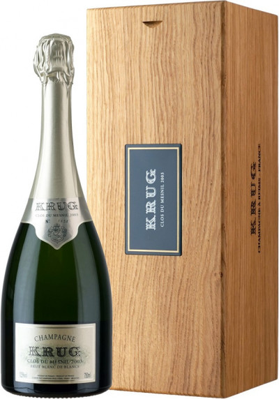 Шампанское Krug, "Clos du Mesnil" Blanc de Blancs Brut, 2003, in wooden case