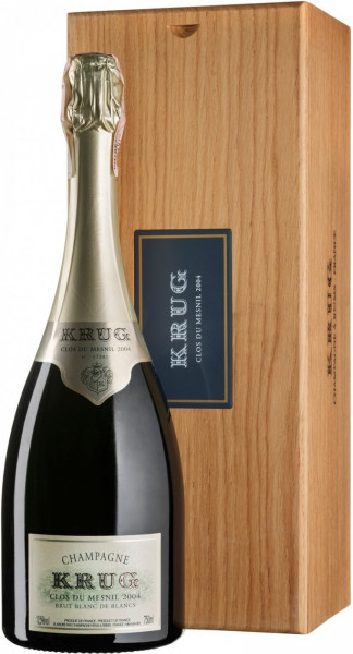 Шампанское Krug, "Clos du Mesnil" Blanc de Blancs Brut, 2004, wooden box