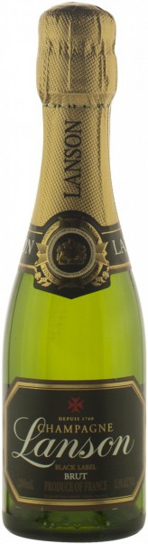 Шампанское Lanson, "Black Label" Brut, 0.2 л