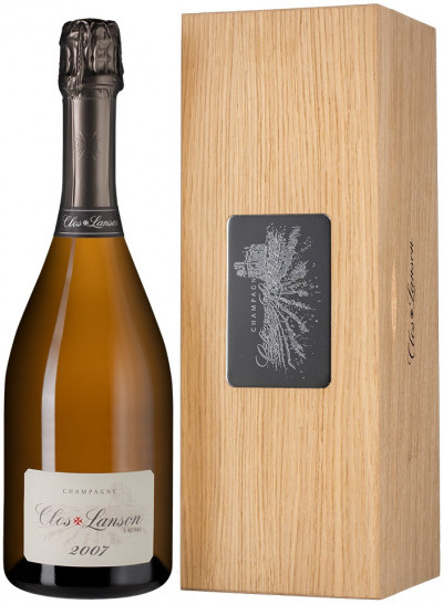 Шампанское Lanson, "Clos Lanson" Blanc de Blancs, 2007, wooden box