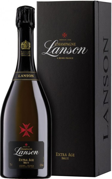 Шампанское Lanson, "Extra Age" Brut, gift box