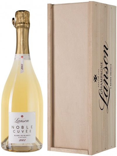 Шампанское Lanson, "Noble Cuvee" Blanc de Blancs, 2002, wooden box