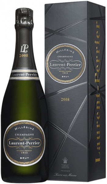 Шампанское Laurent-Perrier, Millesime Brut, Champagne AOC, 2008, gift box