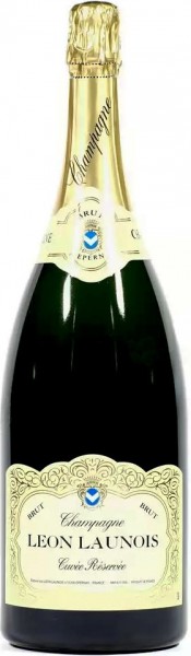 Шампанское Leon Launois, "Cuvee Reservee" Brut Blanc, Champagne AOC