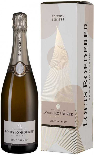 Шампанское Louis Roederer, Brut Premier AOC, gift box "New Year"
