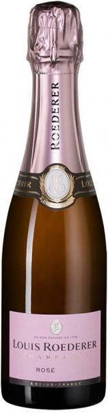 Шампанское Louis Roederer, Brut Rose AOC, 2014, 0.375 л