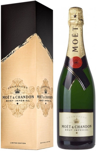 Шампанское Moet & Chandon, Brut "Imperial", gift box "Signature"