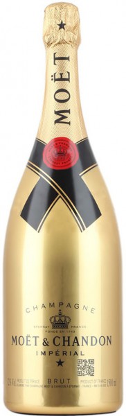 Шампанское Moet & Chandon, Brut "Imperial", gold bottle, 1.5 л