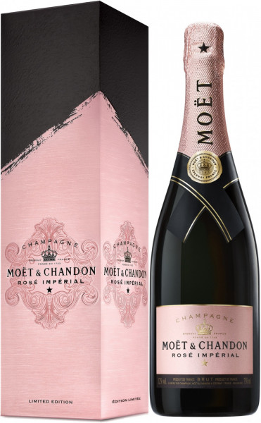 Шампанское Moet & Chandon, Brut "Imperial" Rose, gift box "Signature"