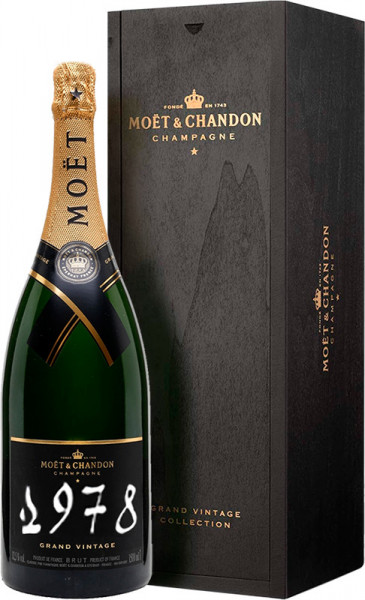 Шампанское Moet & Chandon, "Grand Vintage", 1978, wooden box, 1.5 л