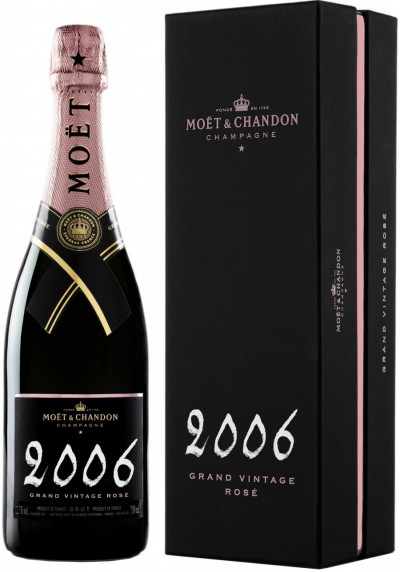 Шампанское Moet & Chandon, "Grand Vintage" Rose, 2006, gift box