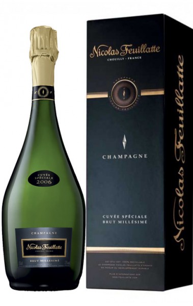 Шампанское Nicolas Feuillatte, "Cuvee Speciale" Millesime Brut, 2006, gift box
