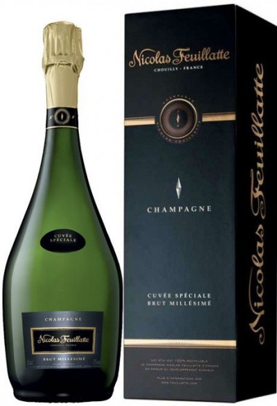 Шампанское Nicolas Feuillatte, "Cuvee Speciale" Millesime Brut, 2007, gift box