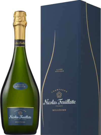 Шампанское Nicolas Feuillatte, "Cuvee Speciale" Millesime Brut, 2014, gift box