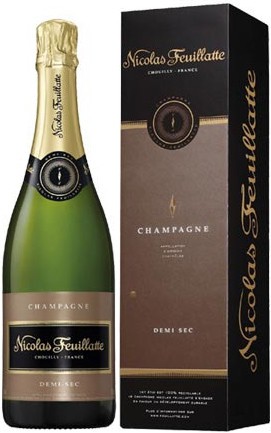 Шампанское Nicolas Feuillatte, Demi-Sec, gift box