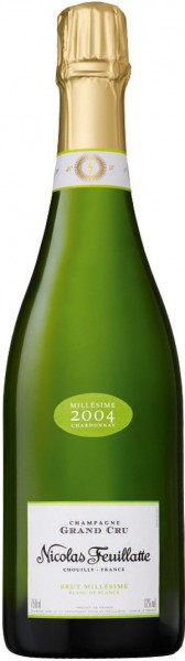 Шампанское Nicolas Feuillatte, Grand Cru Brut Blanc de Blancs Chardonnay, 2004