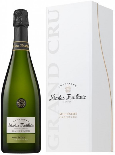 Шампанское Nicolas Feuillatte, Grand Cru Brut Blanc de Blancs Chardonnay, 2011, gift box