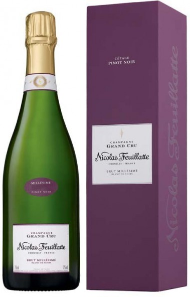 Шампанское Nicolas Feuillatte, Grand Cru Brut "Blanc de Noirs", Pinot Noir, 2006, gift box