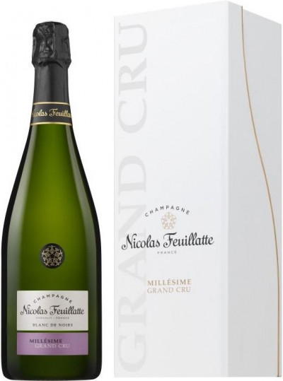 Шампанское Nicolas Feuillatte, Grand Cru Brut "Blanc de Noirs", Pinot Noir, 2010, gift box