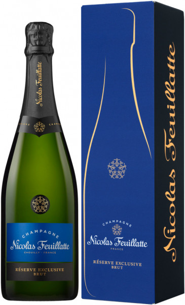 Шампанское Nicolas Feuillatte, "Reserve Exclusive" Brut, gift box