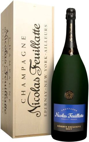 Шампанское Nicolas Feuillatte, "Reserve Exclusive" Brut, wooden box, 6 л