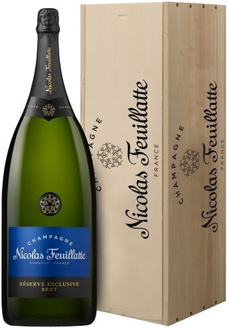 Шампанское Nicolas Feuillatte, "Reserve Exclusive" Brut, wooden box, 9 л