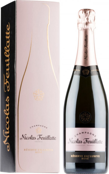 Шампанское Nicolas Feuillatte, "Reserve Exclusive" Rose Brut, gift box
