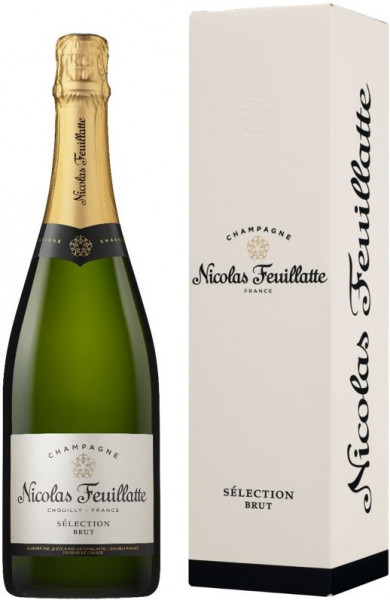 Шампанское Nicolas Feuillatte, Selection Brut, gift box