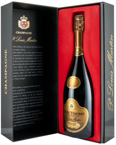 Шампанское Paul Louis Martin, "Cuvee Vincent" Millesime, Champagne AOC, 2013, gift box