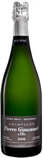 Шампанское Pierre Gimonnet & Fils, Extra Brut "Oenophile" 1-er Cru, Champagne AOC, 2008