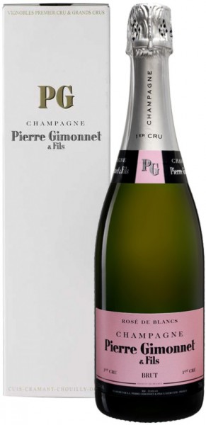 Шампанское Pierre Gimonnet & Fils, "Rose de Blancs" Brut 1er Cru, Champagne AOC, gift box