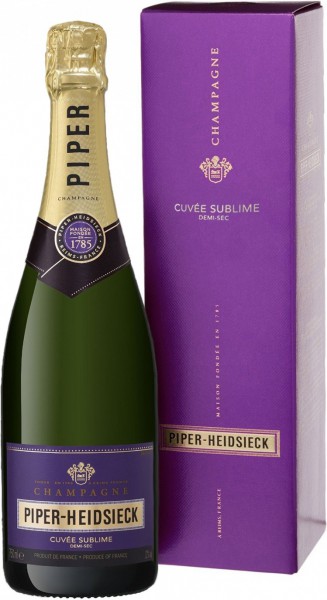 Шампанское Piper-Heidsieck, Demi-Sec "Sublime", gift box