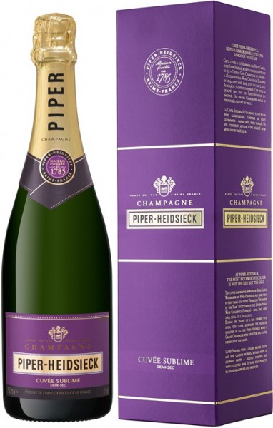 Шампанское Piper-Heidsieck, Demi-Sec "Sublime", gift box "Wine Store"