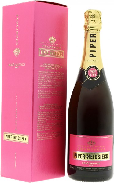Шампанское Piper-Heidsieck, "Rose Sauvage", Champagne AOC, gift box